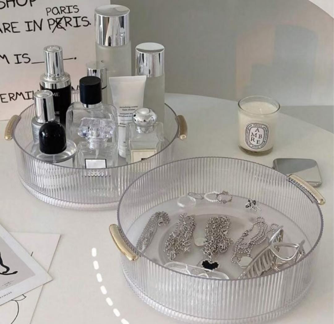 Acrylic rotating Organizing tray