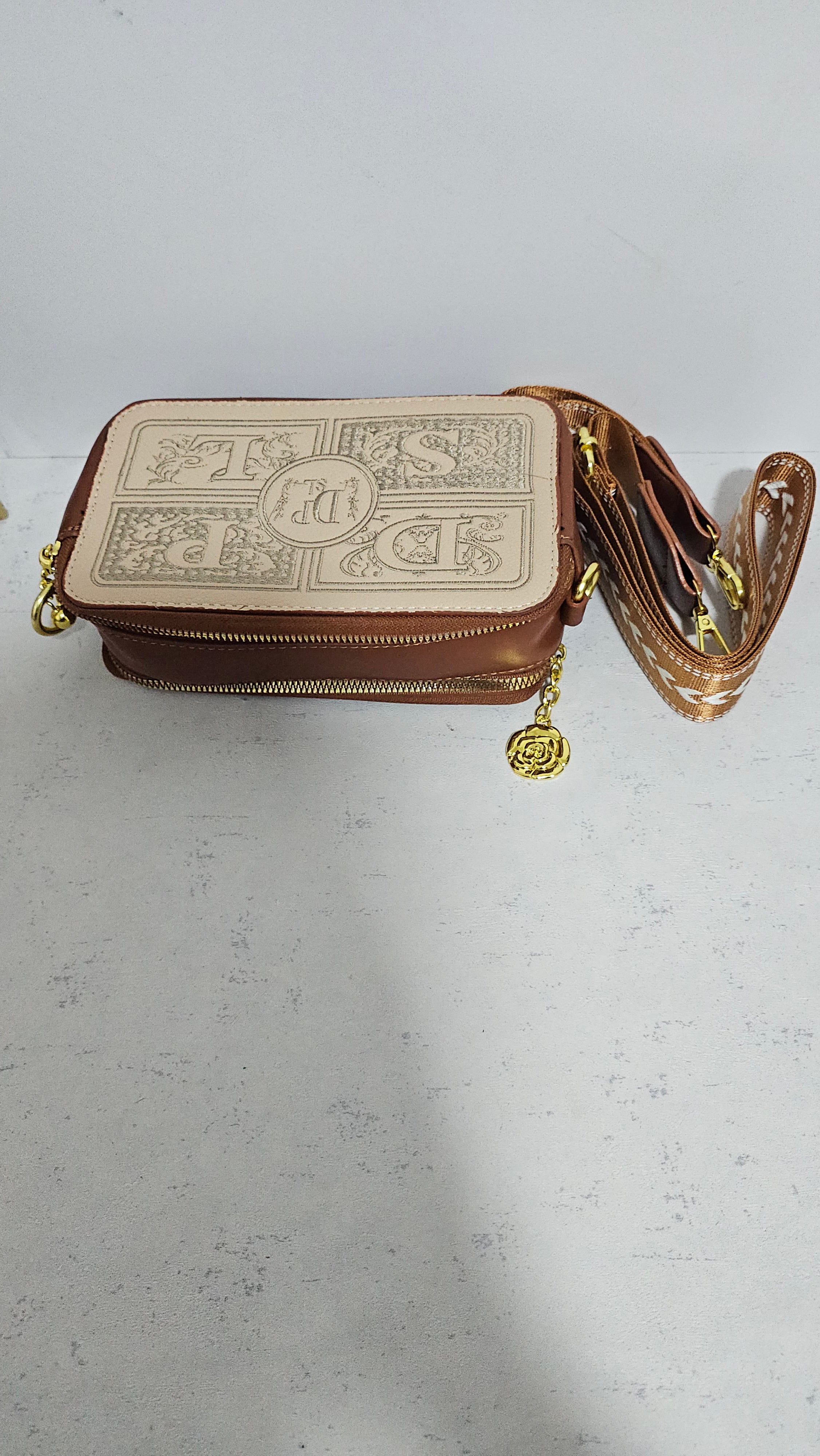 Brown leather Sling bag