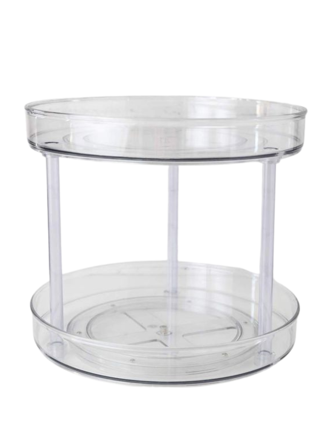 2 tier clear rotating organiser(Lazy Susan)