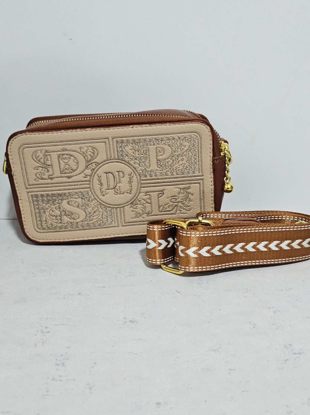 Brown leather Sling bag