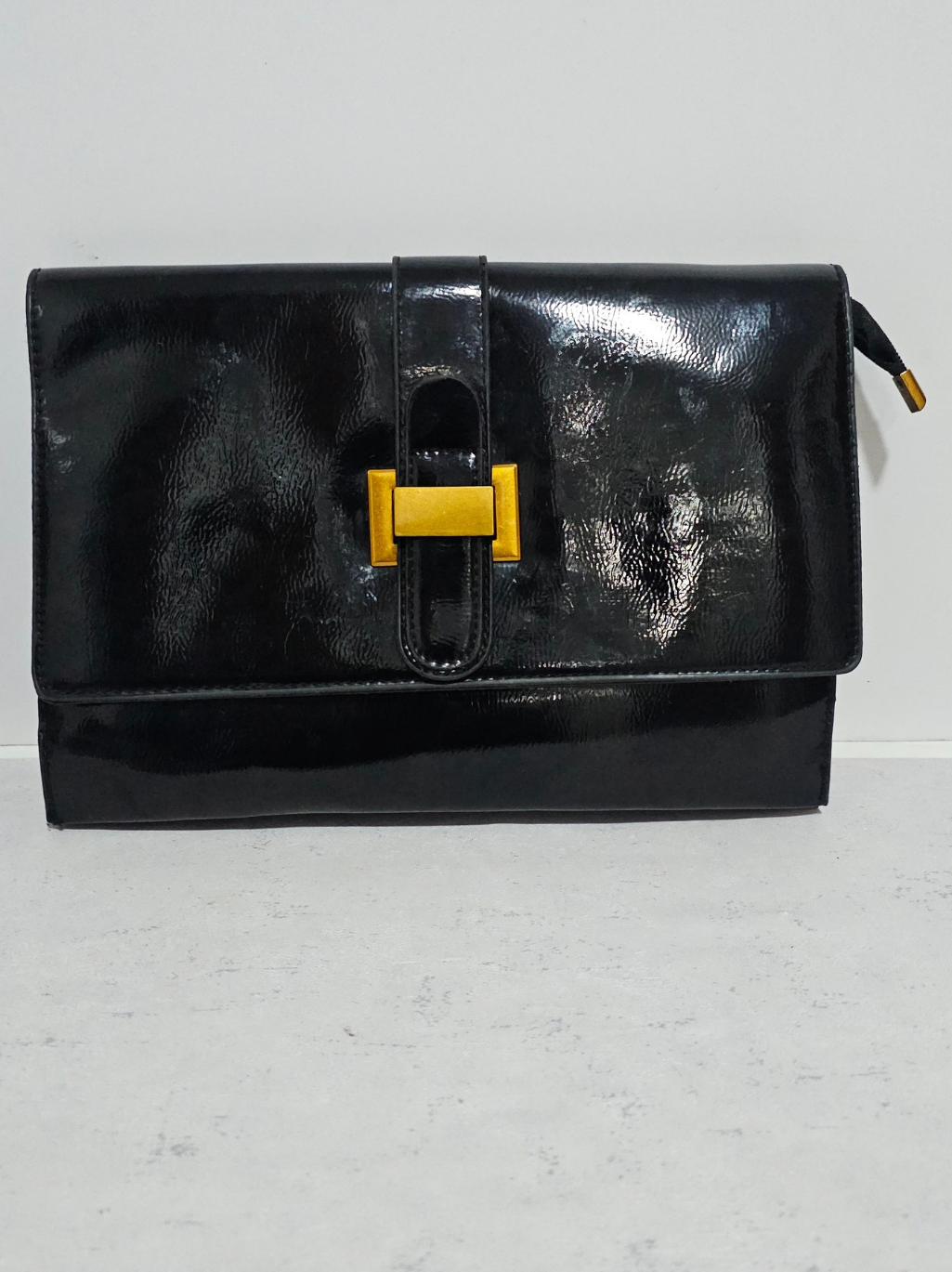 Black clutch purse