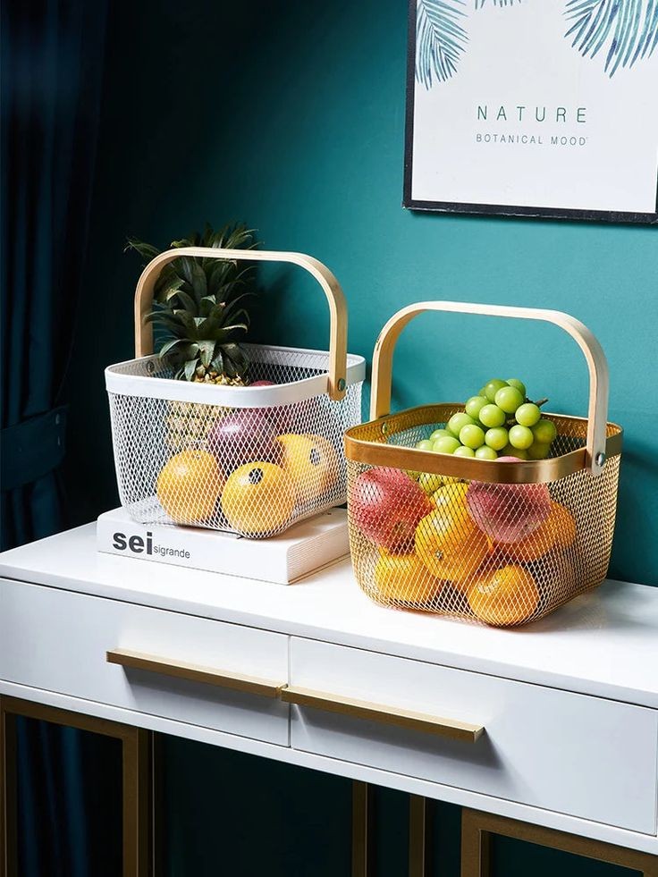 Fruit Storage Basket with handles.