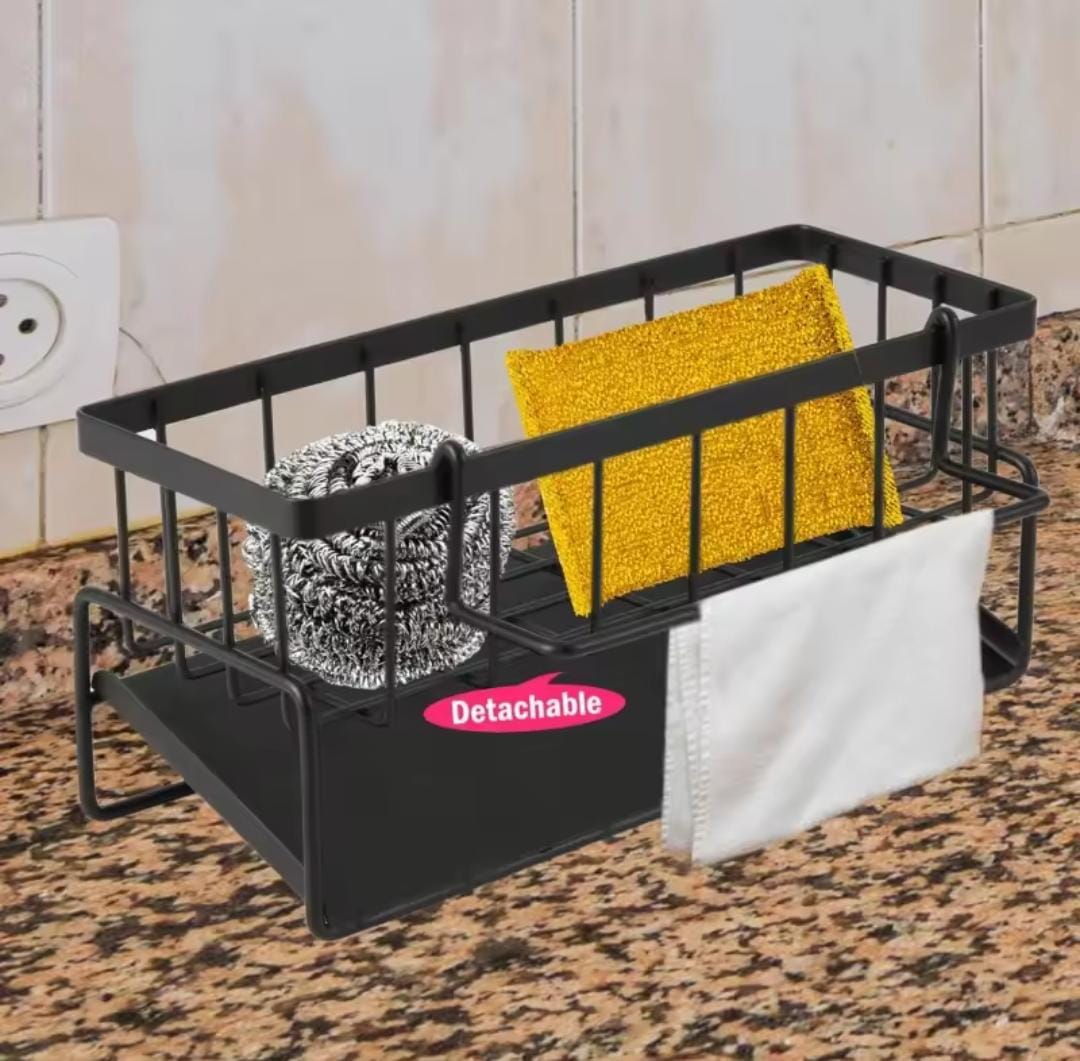 Metallic Sink Caddy with hook