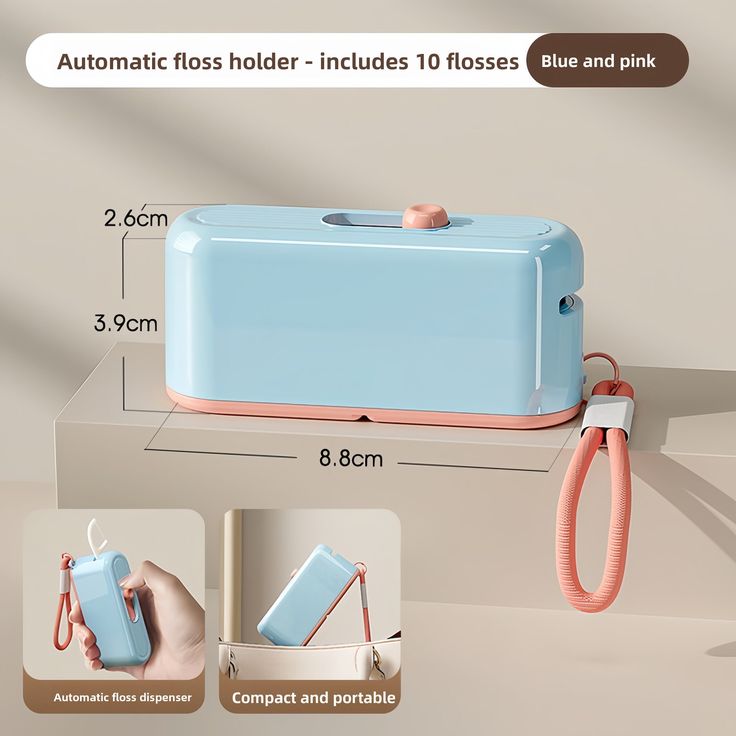 Dental Dispenser + pack of 100 dental floss