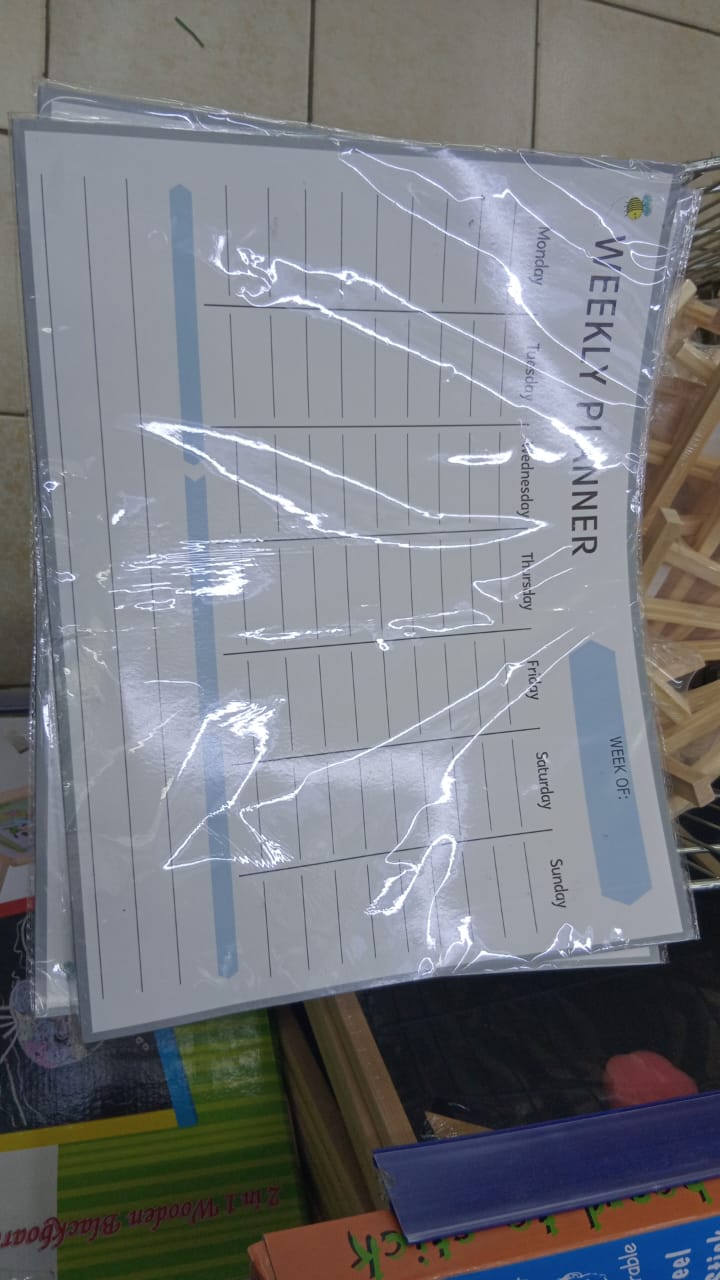 Magnetic Weekly Planner (Fridge)